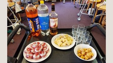 Tameside care home Residents taste test Scottish treats for Burns Night